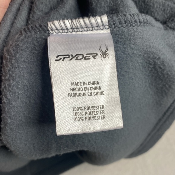 Spyder gray 1/2 zip pullover size large - Picture 4 of 5